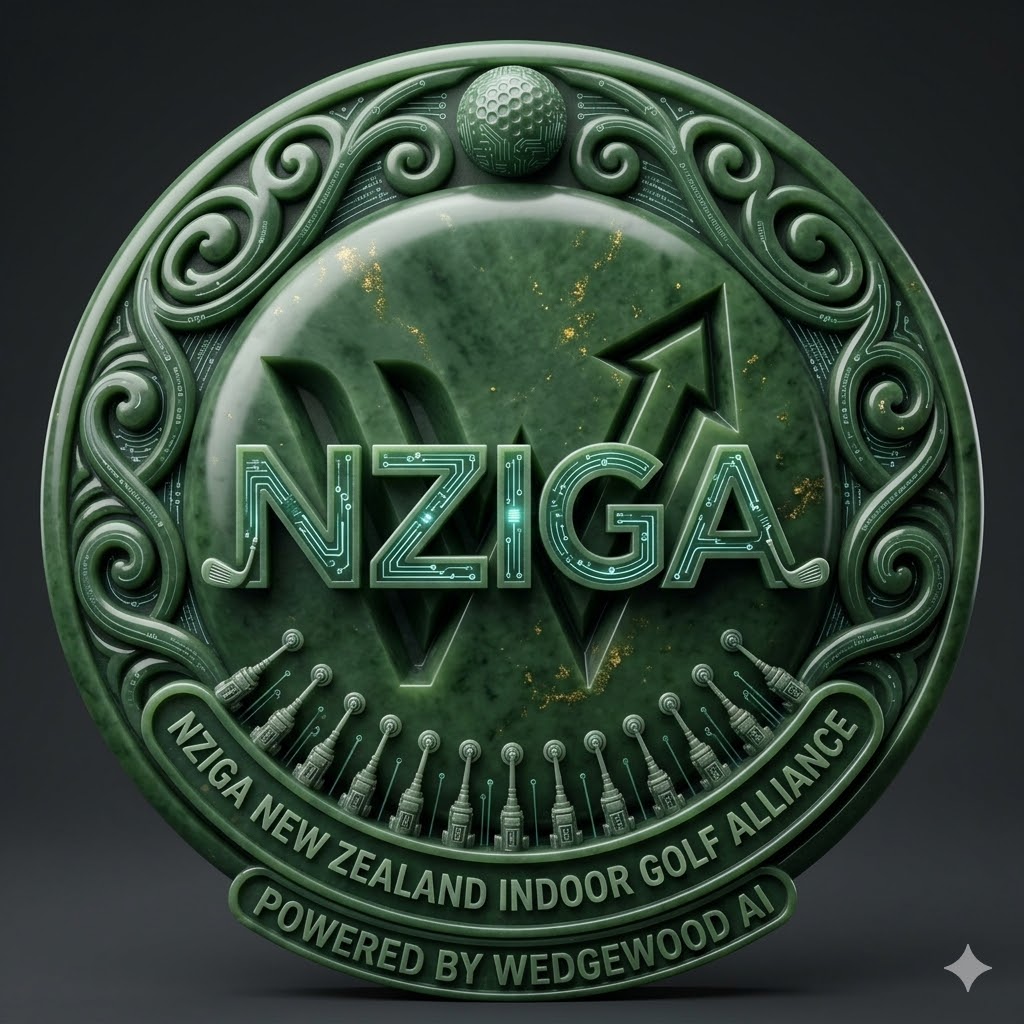NZIGA pounamu jade crest logo